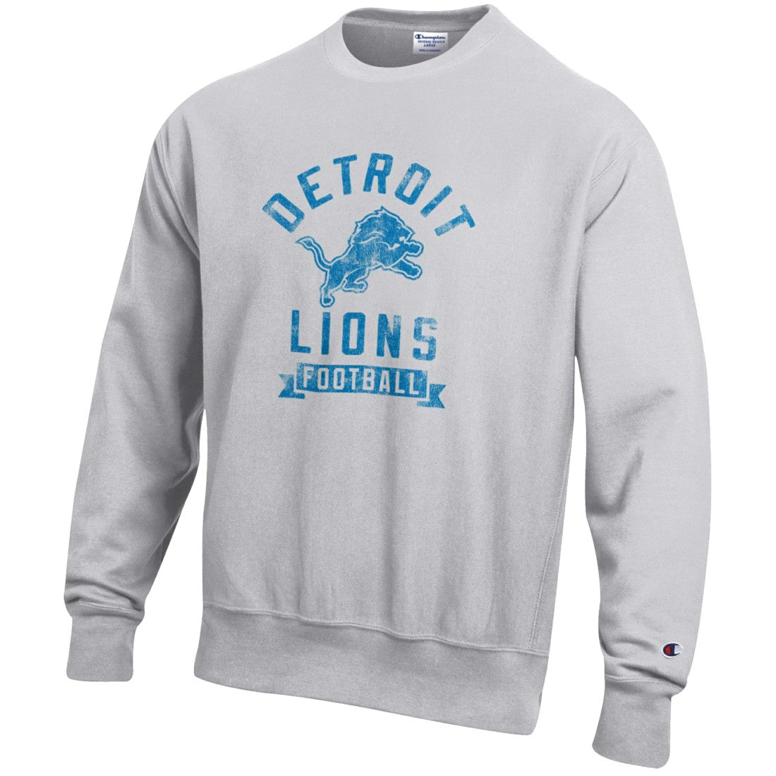 Reverse Weave Fleece Pullover Sweatshirt - Detroit Lions Pullover