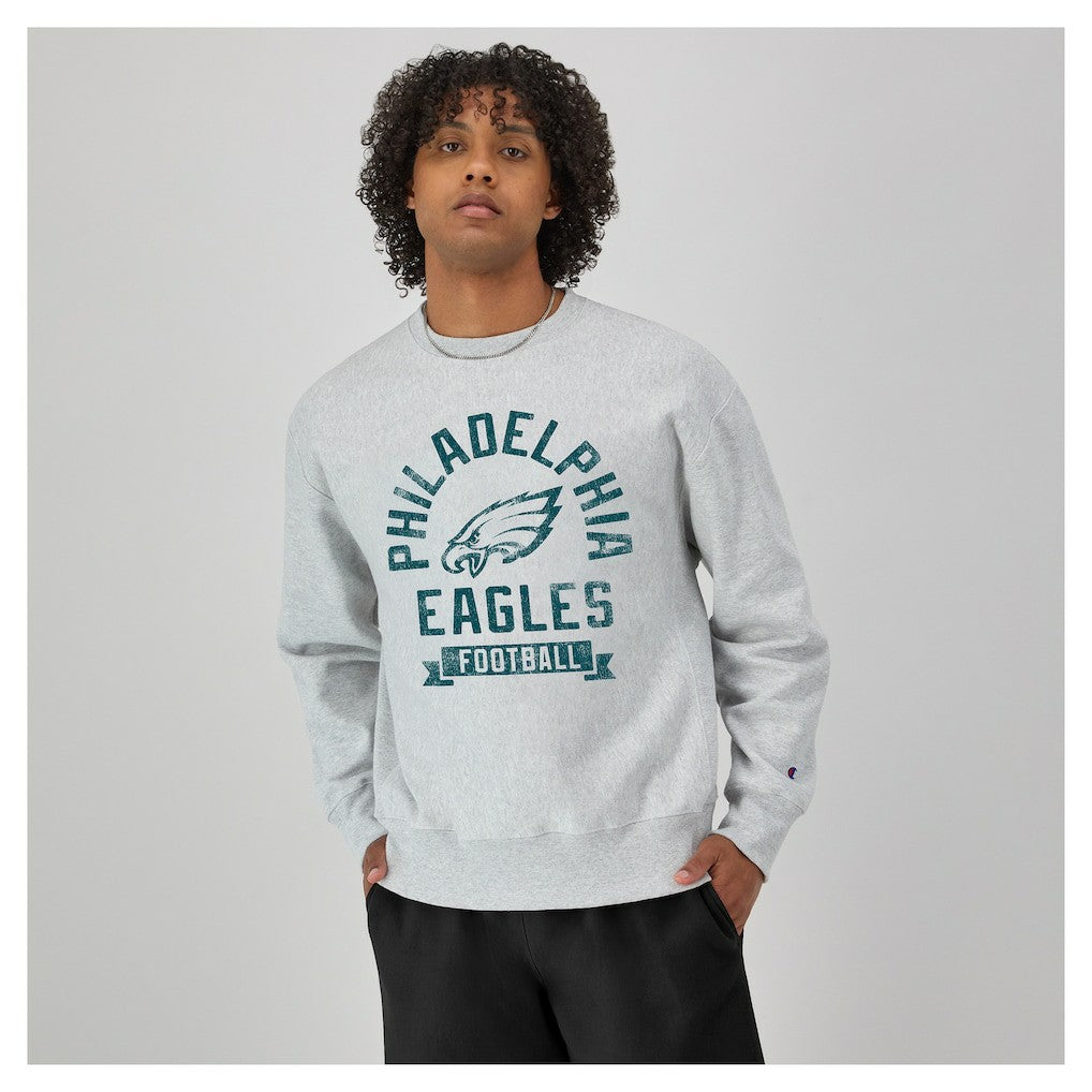 Reverse Weave Fleece Pullover Sweatshirt - Philadelphia Eagles Pullover
