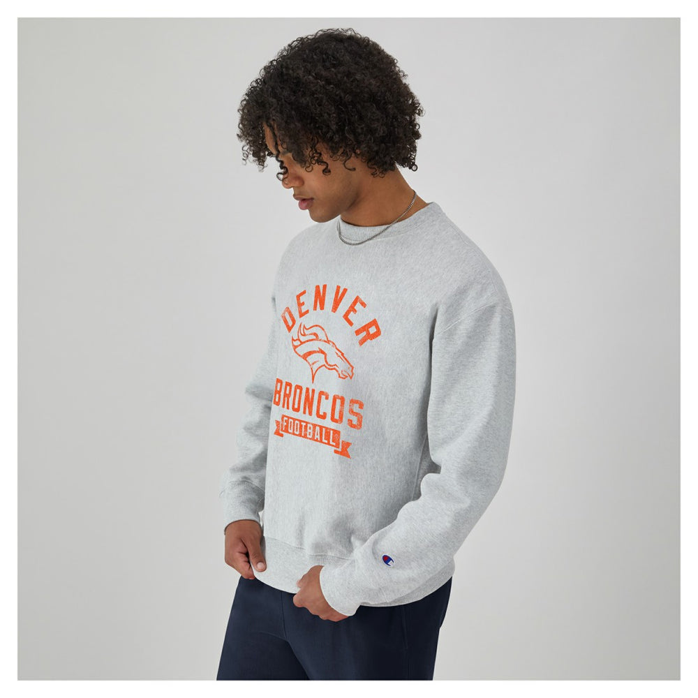 Reverse Weave Fleece Pullover Sweatshirt - Denver Broncos Pullover