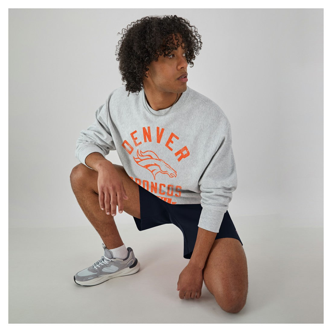 Reverse Weave Fleece Pullover Sweatshirt - Denver Broncos Pullover