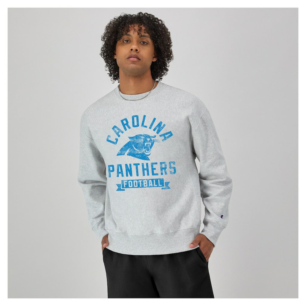 Reverse Weave Fleece Pullover Sweatshirt - Carolina Panthers Pullover