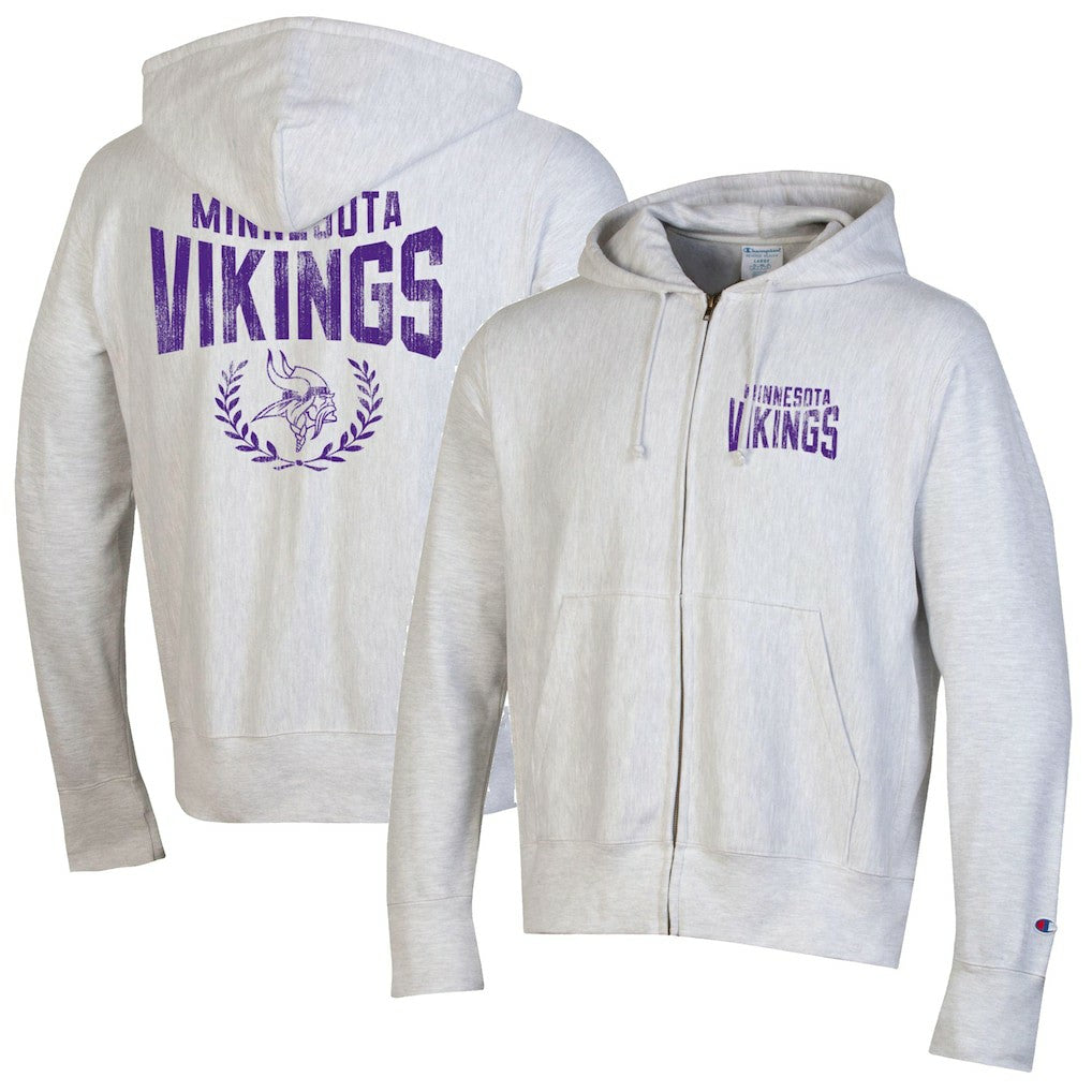 Reverse Weave Full-Zip Hoodie - Minnesota Vikings Hoodies