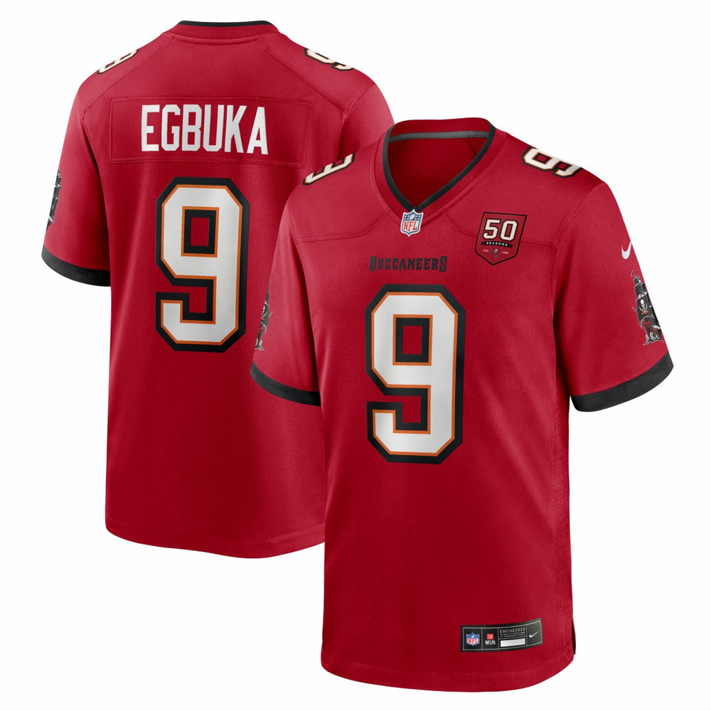 Emeka Egbuka  Team Game Jersey - Tampa Bay Buccaneers Jerseys