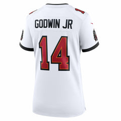 Chris Godwin Jr.  Women's 50th Season White Game Jersey - Tampa Bay Buccaneers Jerseys