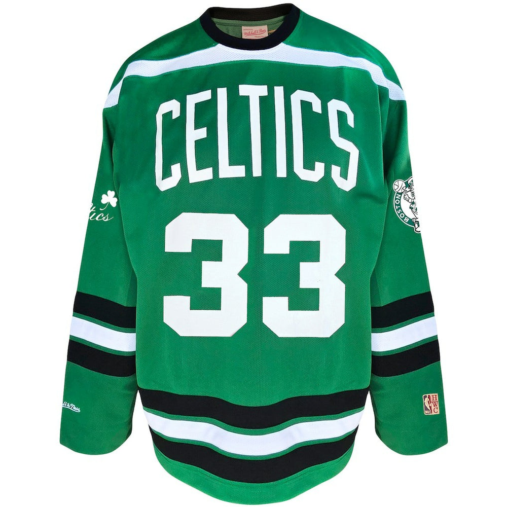 Mitchell & Ness Larry Bird Boston Celtics Big & Tall NBA Hockey Jersey