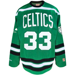 Mitchell & Ness Larry Bird Boston Celtics Big & Tall NBA Hockey Jersey