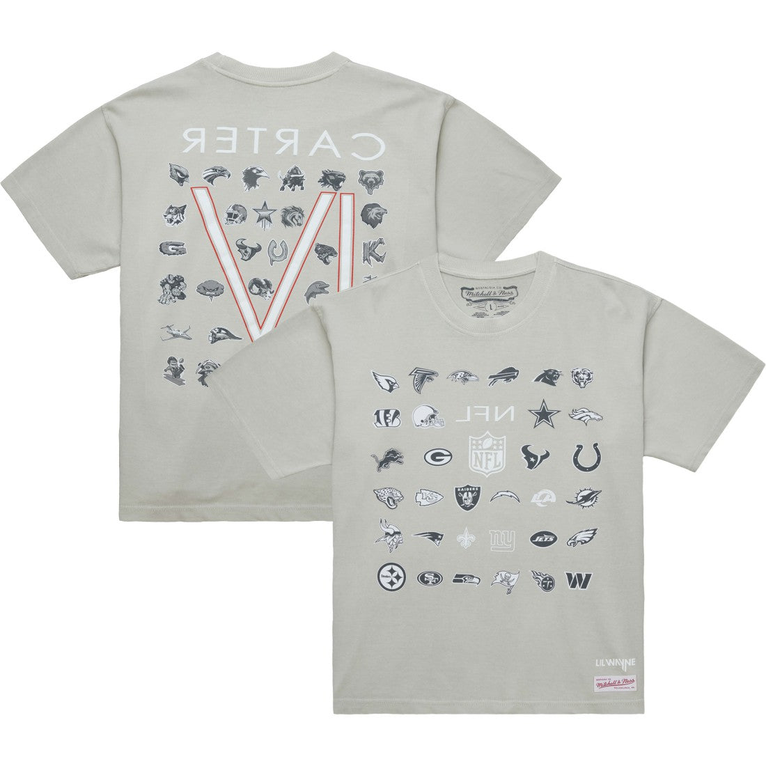 x NFL x Lil Wayne Carter VI T-Shirt - Arizona Cardinals T-shirts