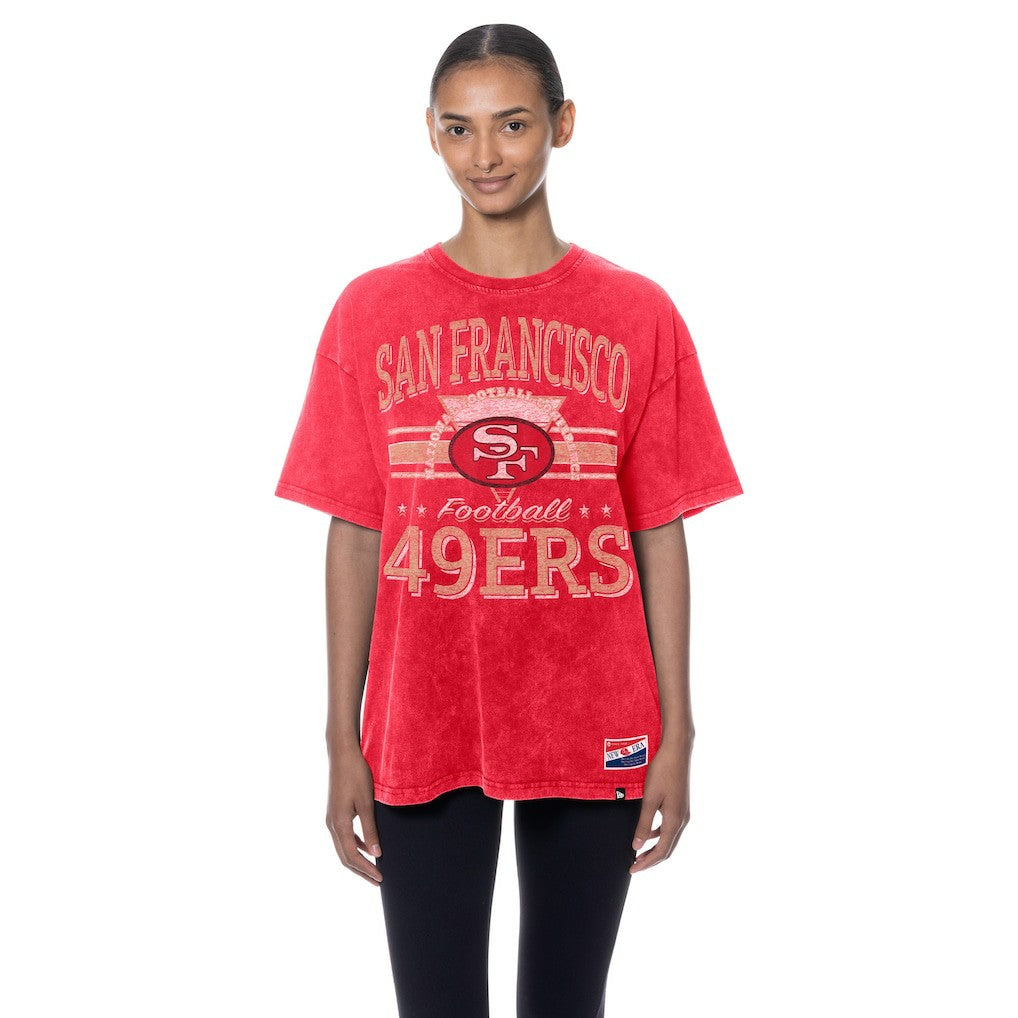 Women's Throwback Oversized T-Shirt - San Francisco 49ers T-shirts
