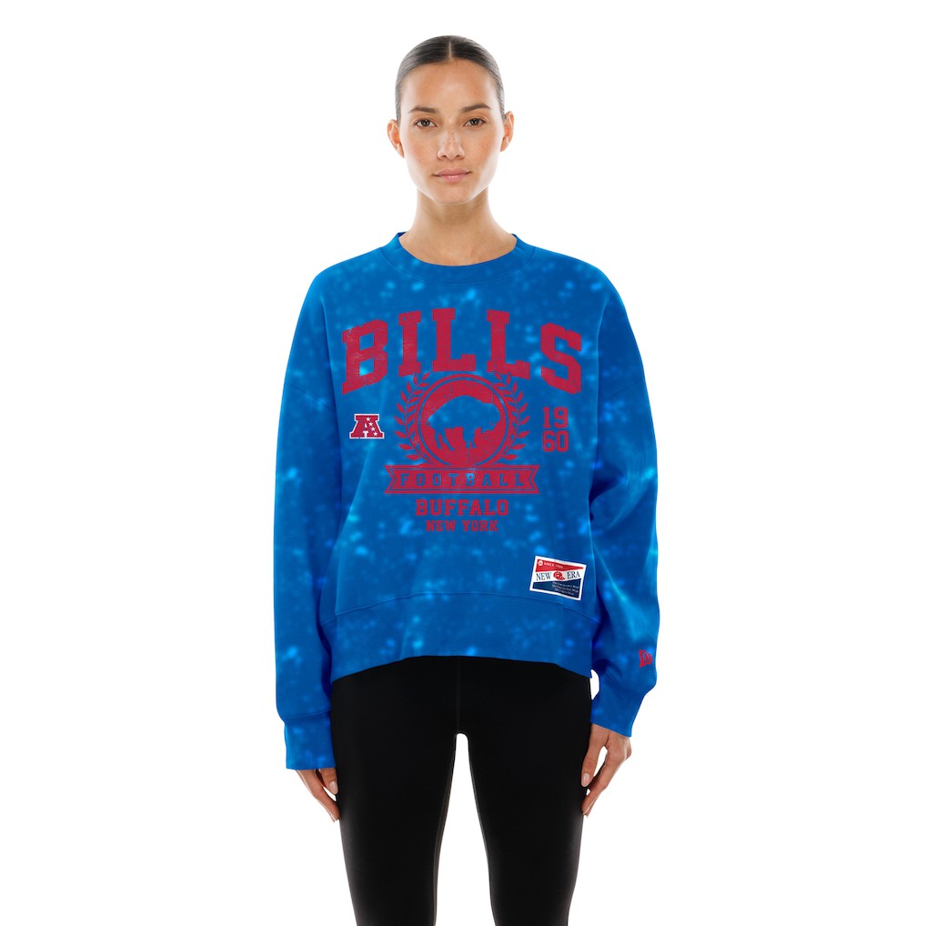 Women's Throwback Oversized Boxy Sweatshirt - Buffalo Bills Sweatshirts