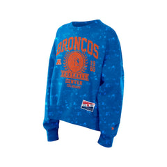 Women's Throwback Oversized Boxy Sweatshirt - Denver Broncos Sweatshirts