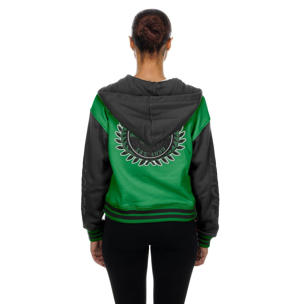 Women's Throwback Full-Snap Hooded Jacket - Philadelphia Eagles Jackets