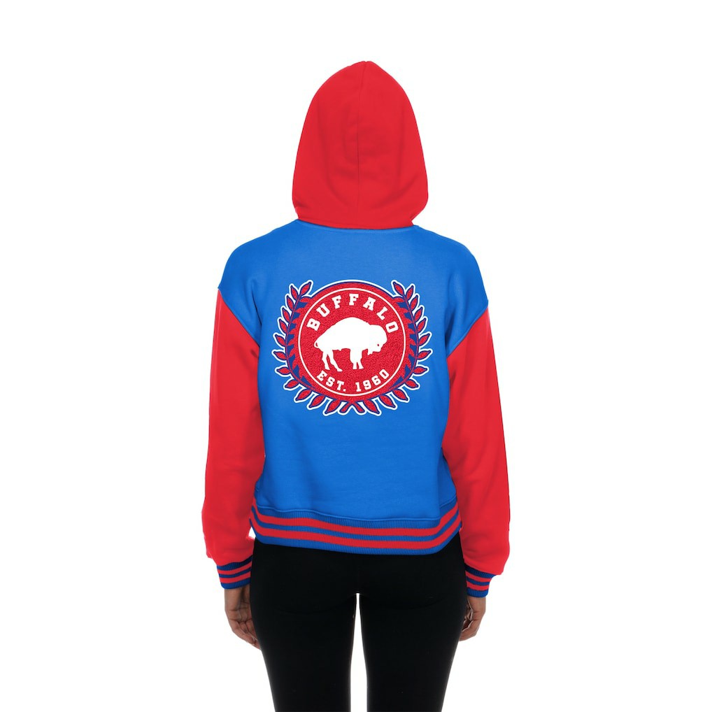 Women's Throwback Full-Snap Hooded Jacket - Buffalo Bills Jackets