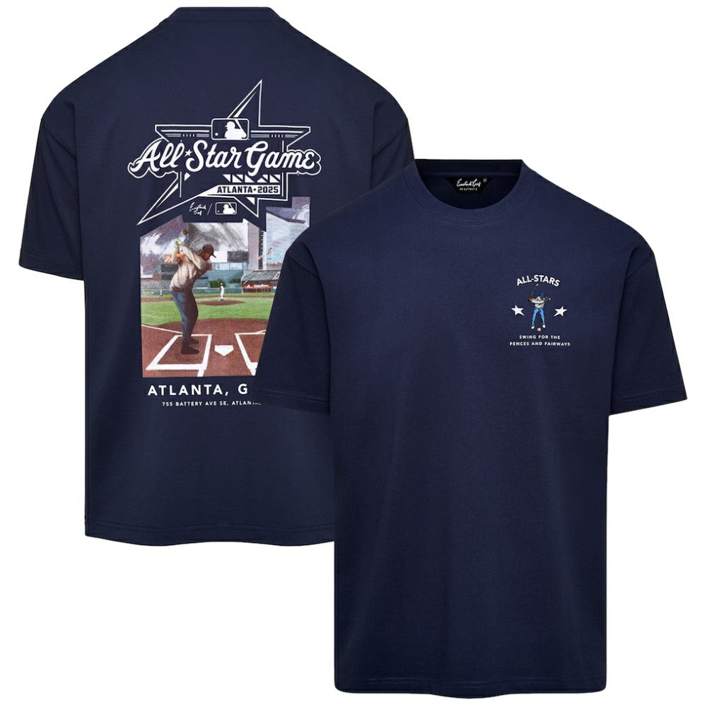 Navy Atlanta Braves Eastside Golf 2025 MLB All-Star Game Stadium T-Shirt