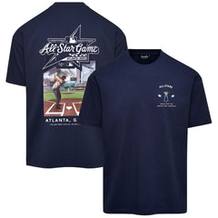 Navy Atlanta Braves Eastside Golf 2025 MLB All-Star Game Stadium T-Shirt