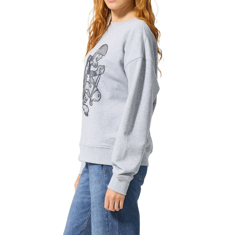 Terez Women's Retro Gems Fleece Crewneck Sweatshirt - Dallas Cowboys Sweatshirts
