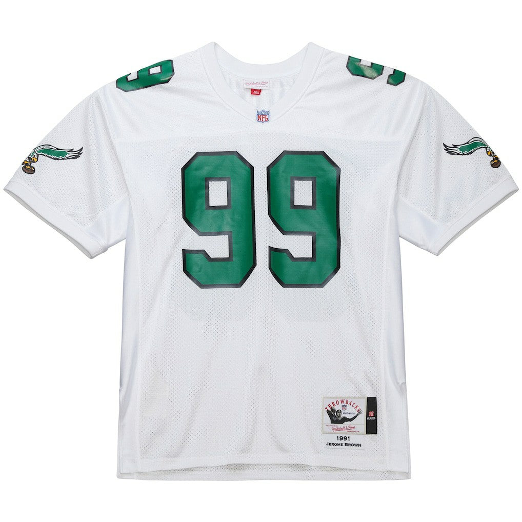 Jerome Brown  1991 Authentic Throwback Retired Player Jersey - Philadelphia Eagles Jerseys