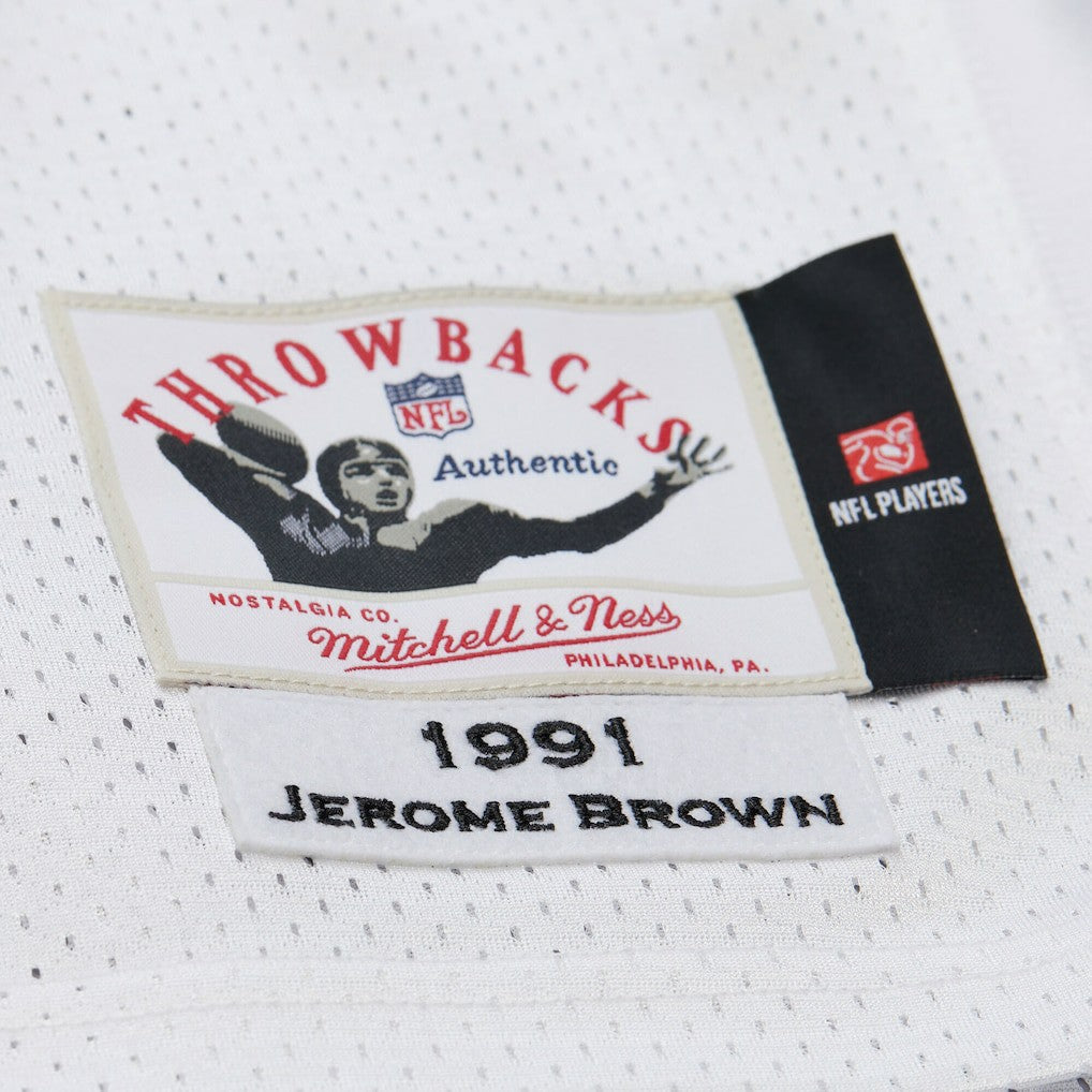 Jerome Brown  1991 Authentic Throwback Retired Player Jersey - Philadelphia Eagles Jerseys