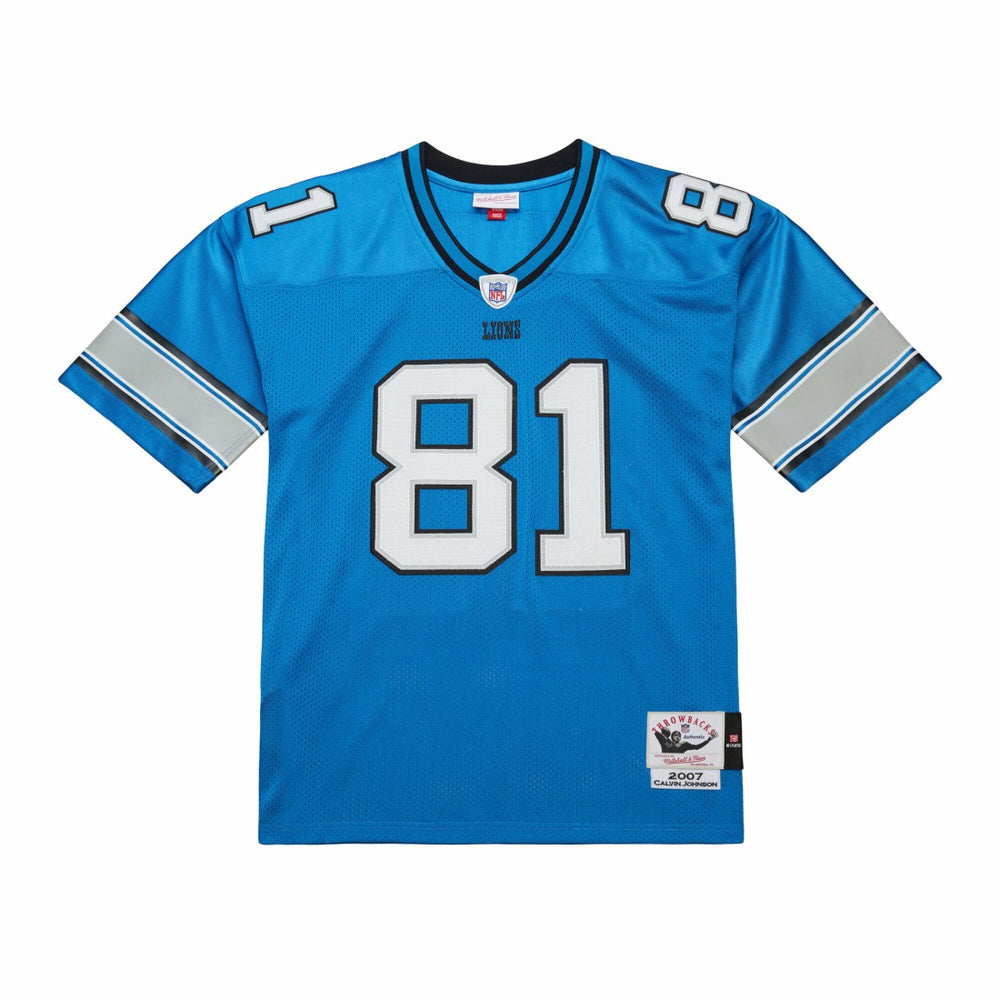 Calvin Johnson  2007 Authentic Throwback Retired Player Jersey - Detroit Lions Jerseys