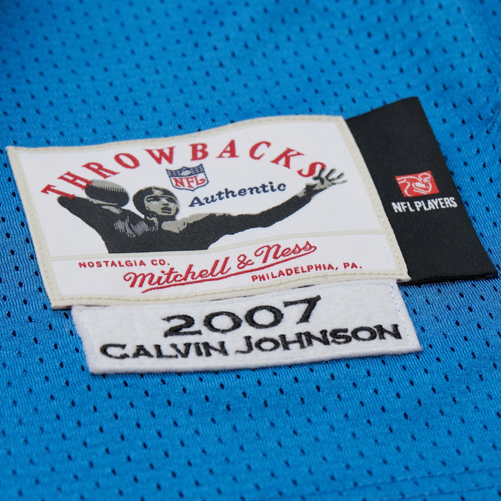 Calvin Johnson  2007 Authentic Throwback Retired Player Jersey - Detroit Lions Jerseys