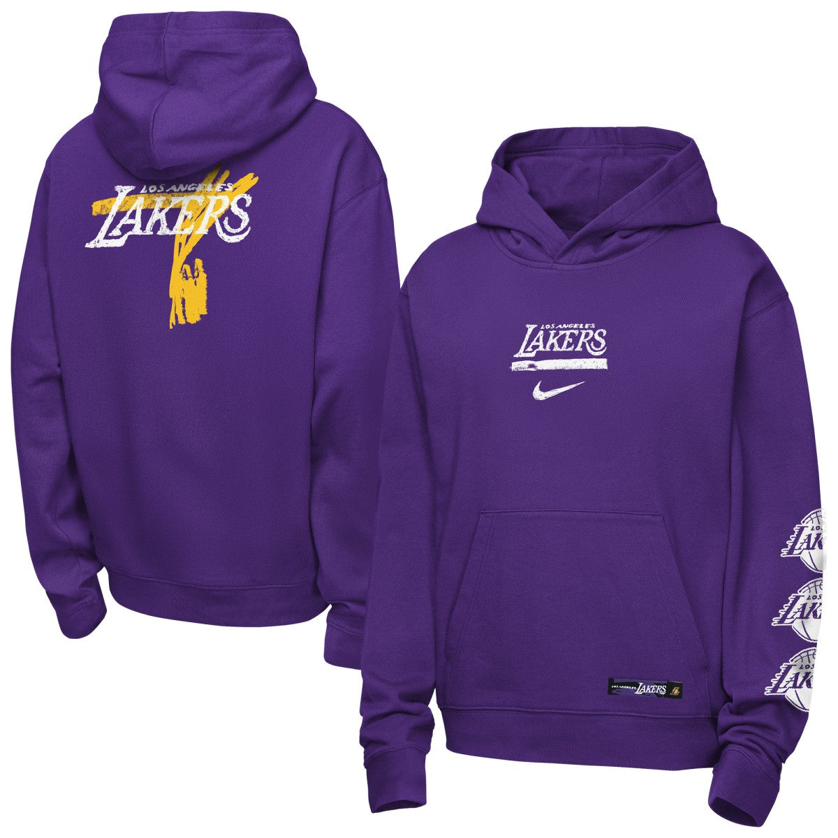 Nike Los Angeles Lakers Youth Courtside Club Premiere Hoodie
