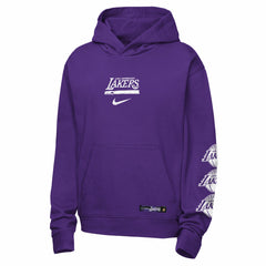 Nike Los Angeles Lakers Youth Courtside Club Premiere Hoodie