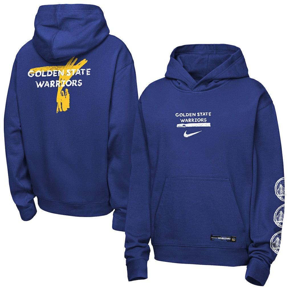 Nike Golden State Warriors Youth Courtside Club Premiere Hoodie sale