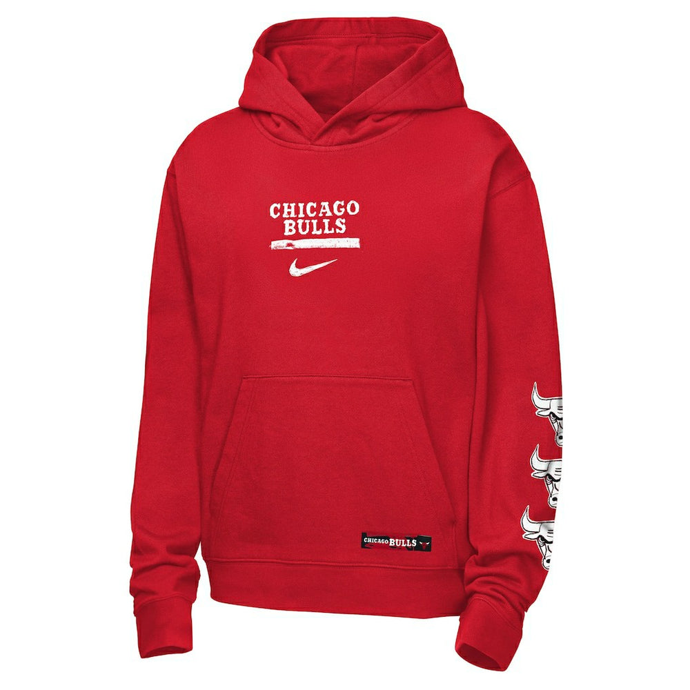 Nike Chicago Bulls Youth Courtside Club Premiere Hoodie