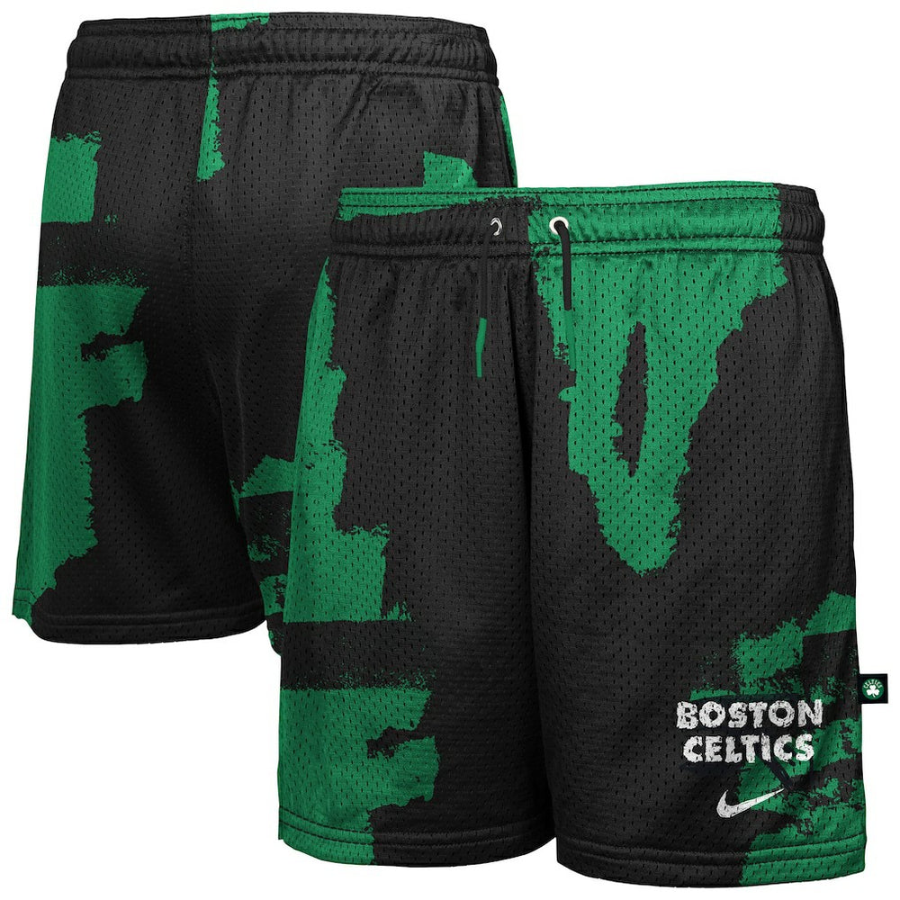 Nike Boston Celtics Youth Courtside Pro Shot Dri-FIT Mesh Practice Shorts