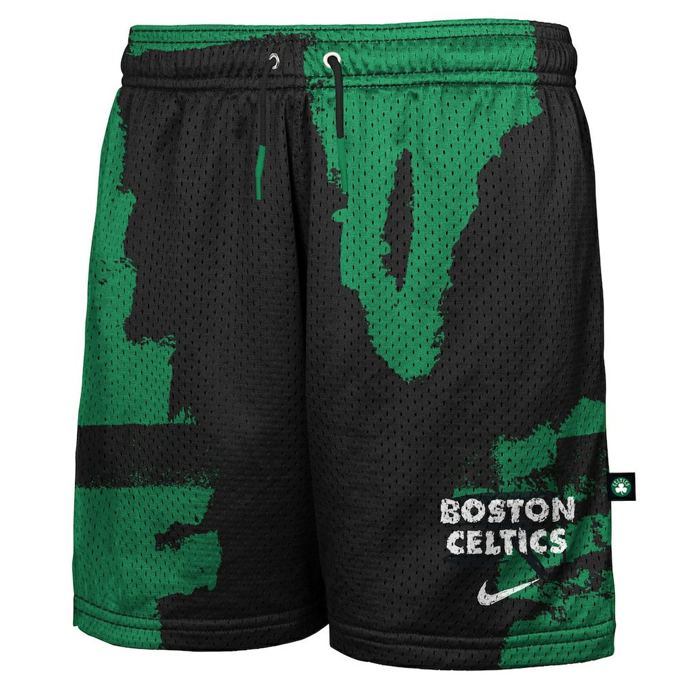 Nike Boston Celtics Youth Courtside Pro Shot Dri-FIT Mesh Practice Shorts