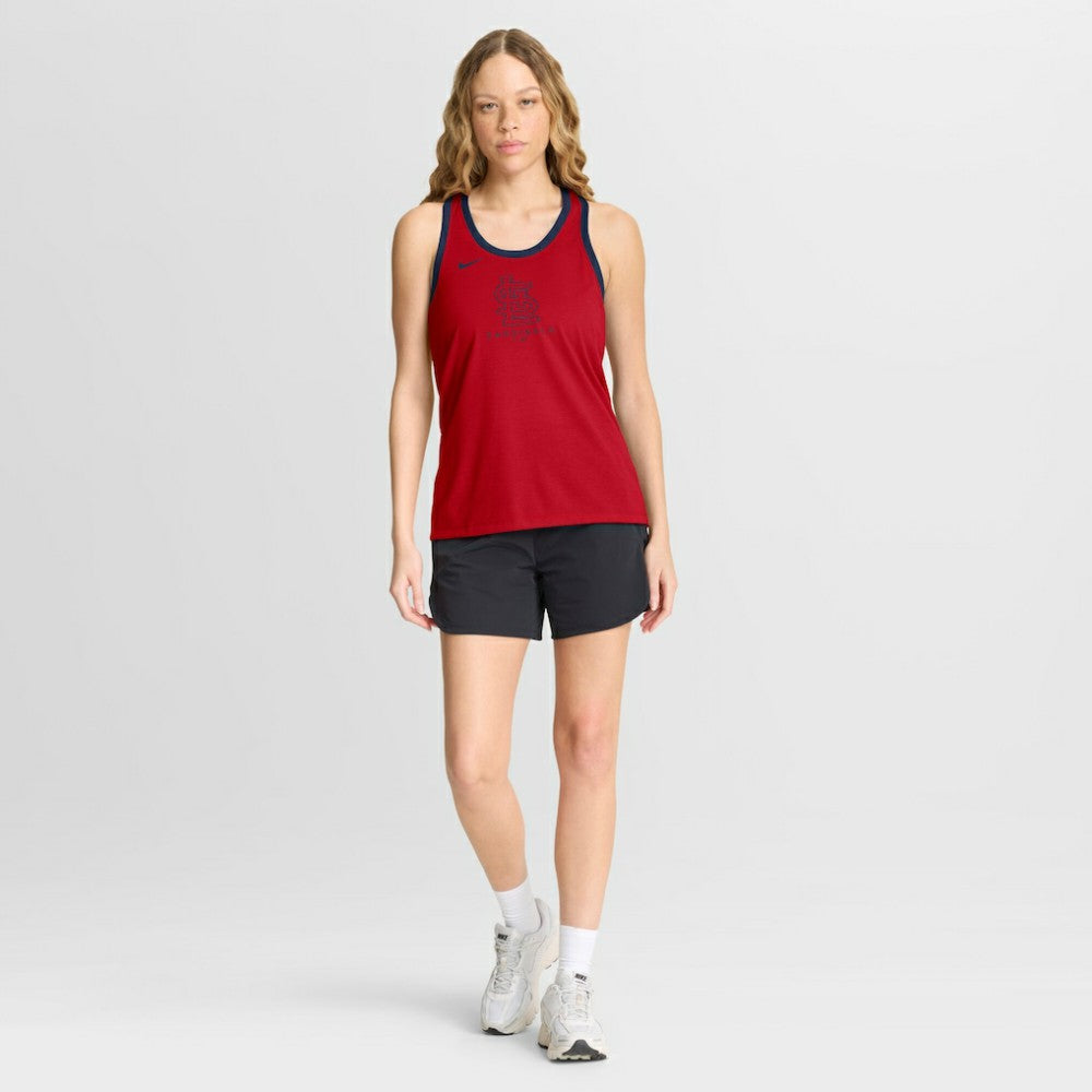 Red St. Louis Cardinals Nike Women's Tri-Blend Dri-FIT Racerback Tank Top