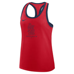 Red St. Louis Cardinals Nike Women's Tri-Blend Dri-FIT Racerback Tank Top