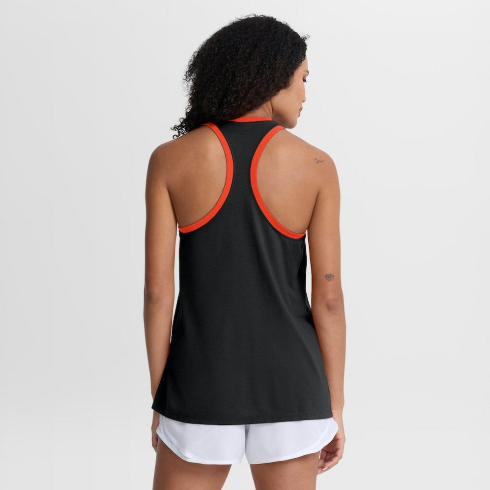 Black Baltimore Orioles Nike Women's Tri-Blend Dri-FIT Racerback Tank Top