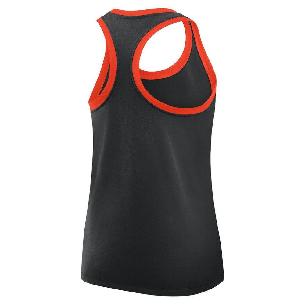 Black Baltimore Orioles Nike Women's Tri-Blend Dri-FIT Racerback Tank Top