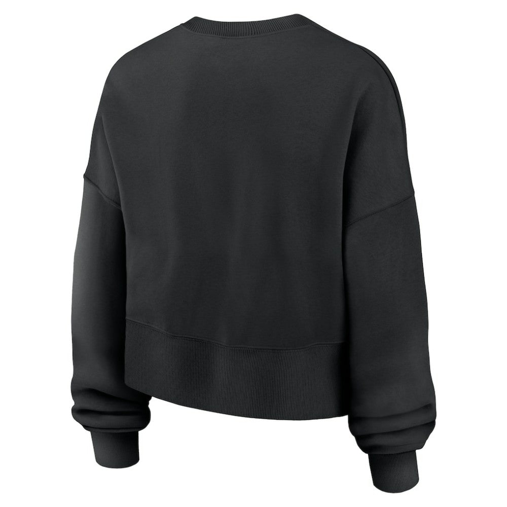 Black Philadelphia Phillies Nike Women's Oversized Primetime Sweatshirt