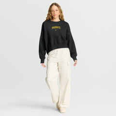 Black San Diego Padres Nike Women's Oversized Primetime Sweatshirt