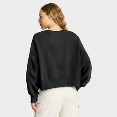 Black Detroit Tigers Nike Women's Oversized Primetime Sweatshirt