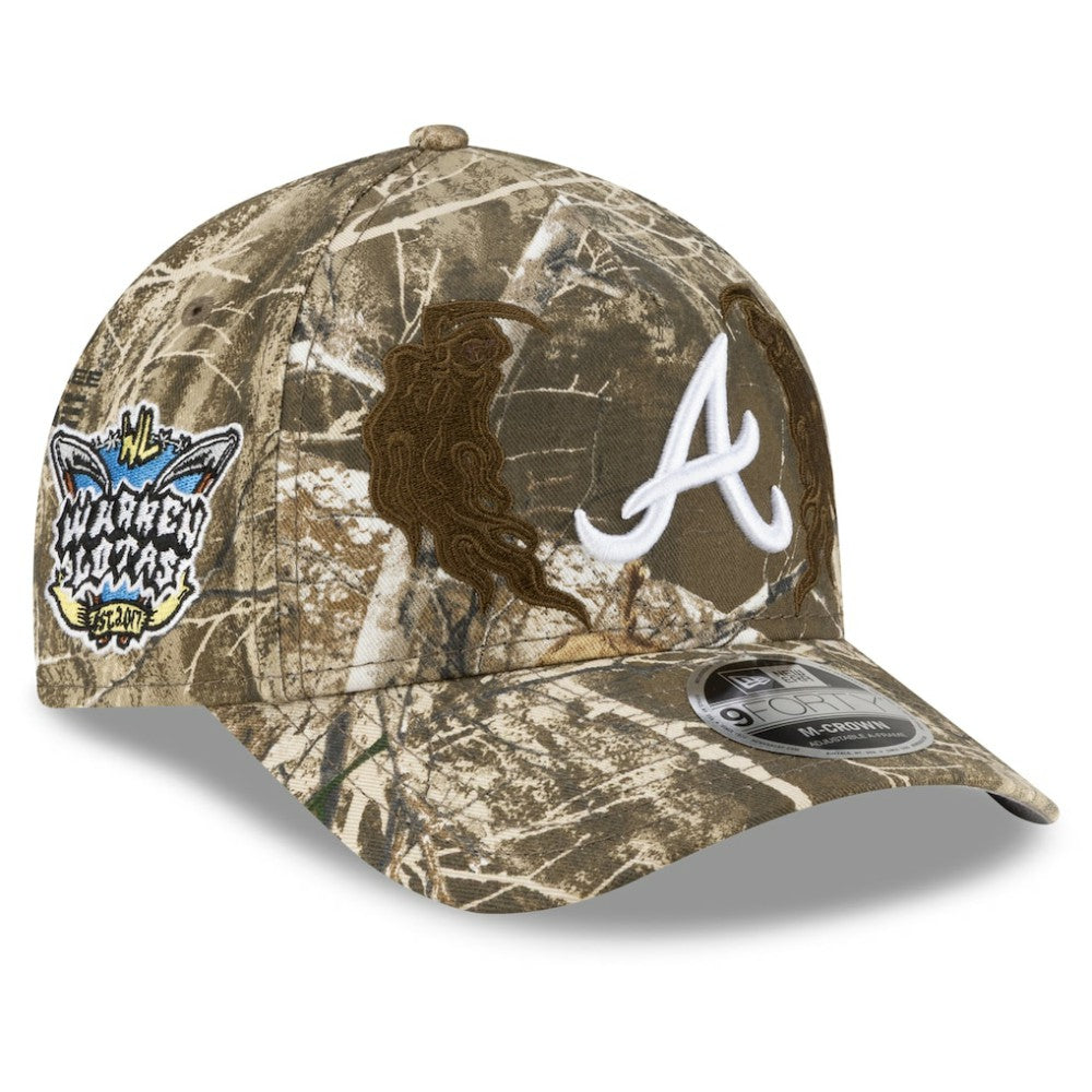 Camo Atlanta Braves New Era x Warren Lotas Realtree 9FORTY A-Frame M-Crown Adjustable Hat