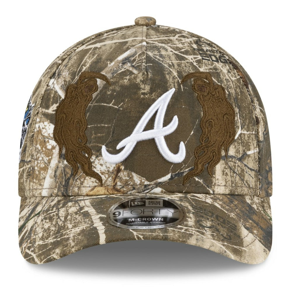 Camo Atlanta Braves New Era x Warren Lotas Realtree 9FORTY A-Frame M-Crown Adjustable Hat