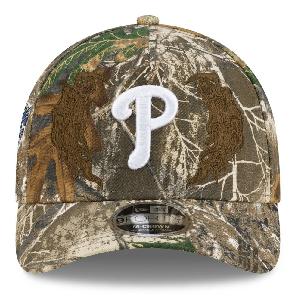 Camo Philadelphia Phillies New Era x Warren Lotas Realtree 9FORTY A-Frame M-Crown Adjustable Hat
