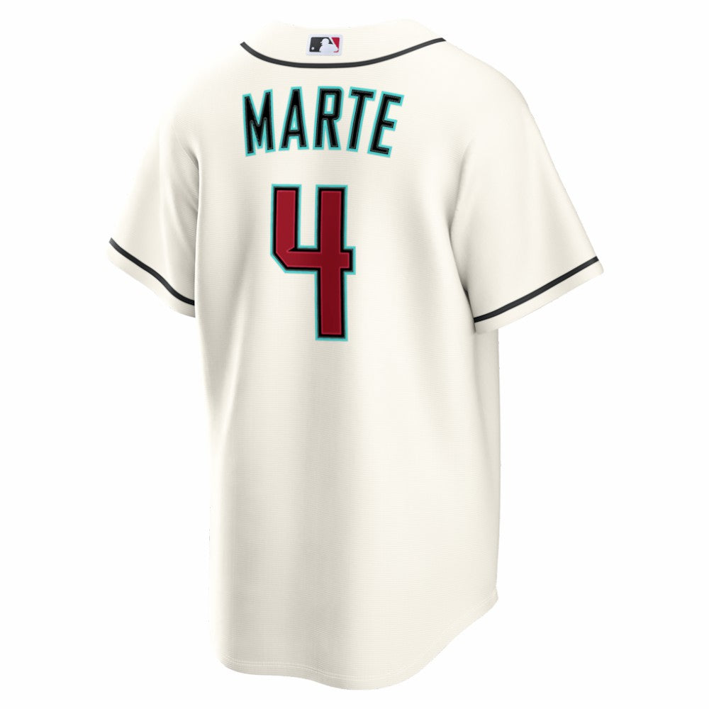 Cream Ketel Marte Arizona Diamondbacks Nike Home Replica Jersey