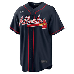 Navy Austin Riley Atlanta Braves Nike Alternate Replica Jersey