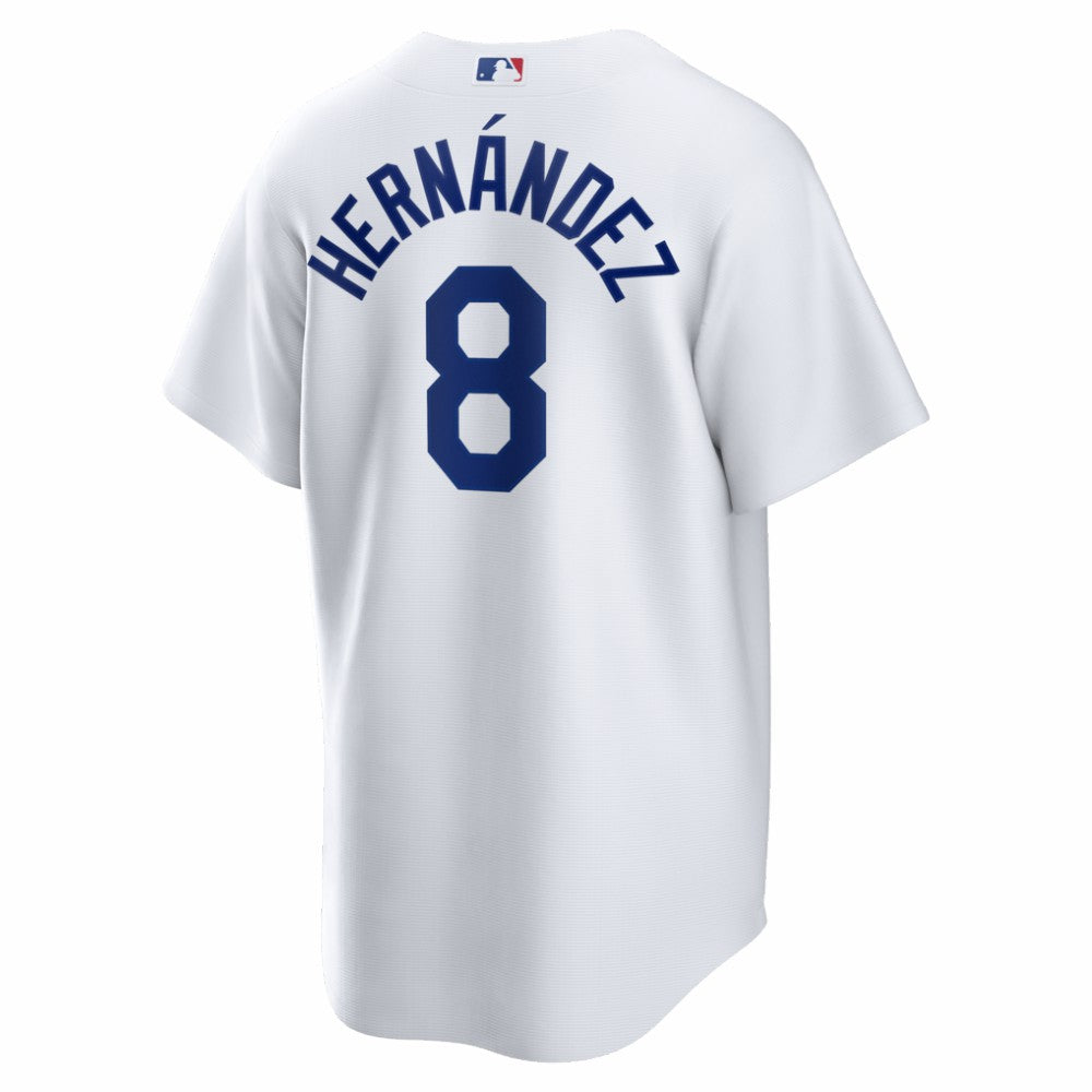 White Enrique Hernández Los Angeles Dodgers Nike Home Replica Jersey