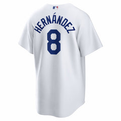 White Enrique Hernández Los Angeles Dodgers Nike Home Replica Jersey