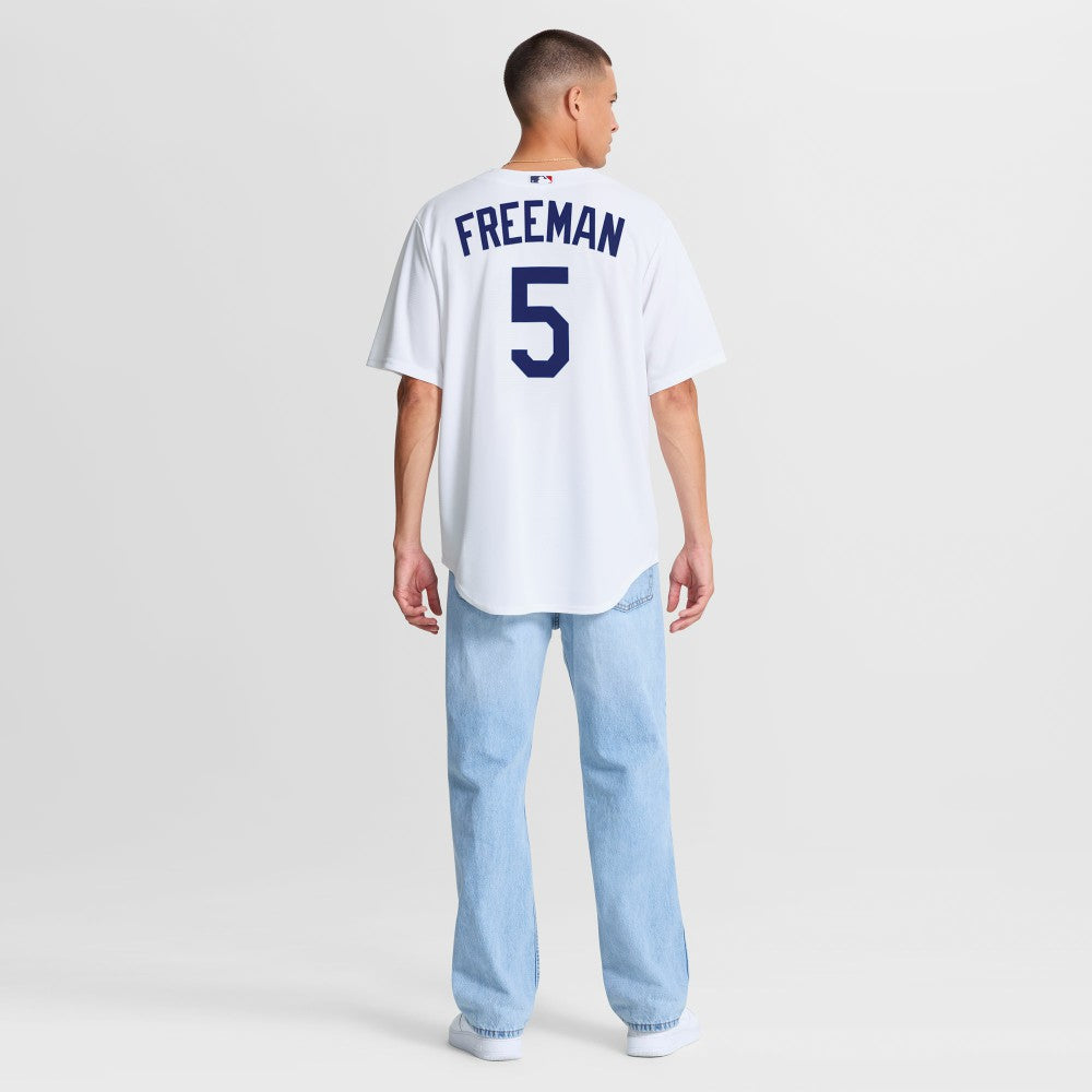 White Freddie Freeman Los Angeles Dodgers Nike Home Replica Jersey
