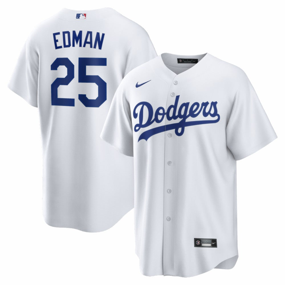 White Tommy Edman Los Angeles Dodgers Nike Home Replica Jersey
