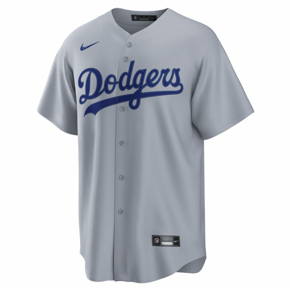 Gray Mookie Betts Los Angeles Dodgers Nike Road Replica Jersey