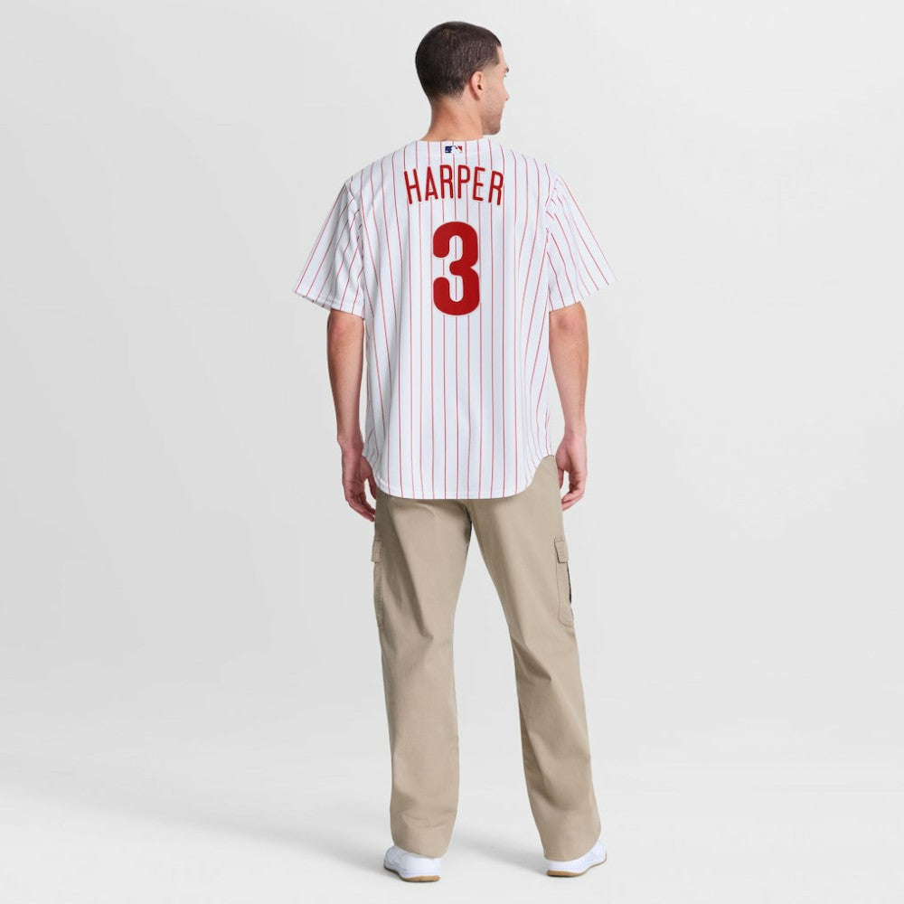 White Bryce Harper Philadelphia Phillies Nike Home Replica Jersey