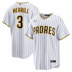 White Jackson Merrill San Diego Padres Nike Home Replica Player Jersey