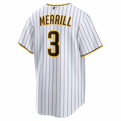 White Jackson Merrill San Diego Padres Nike Home Replica Player Jersey