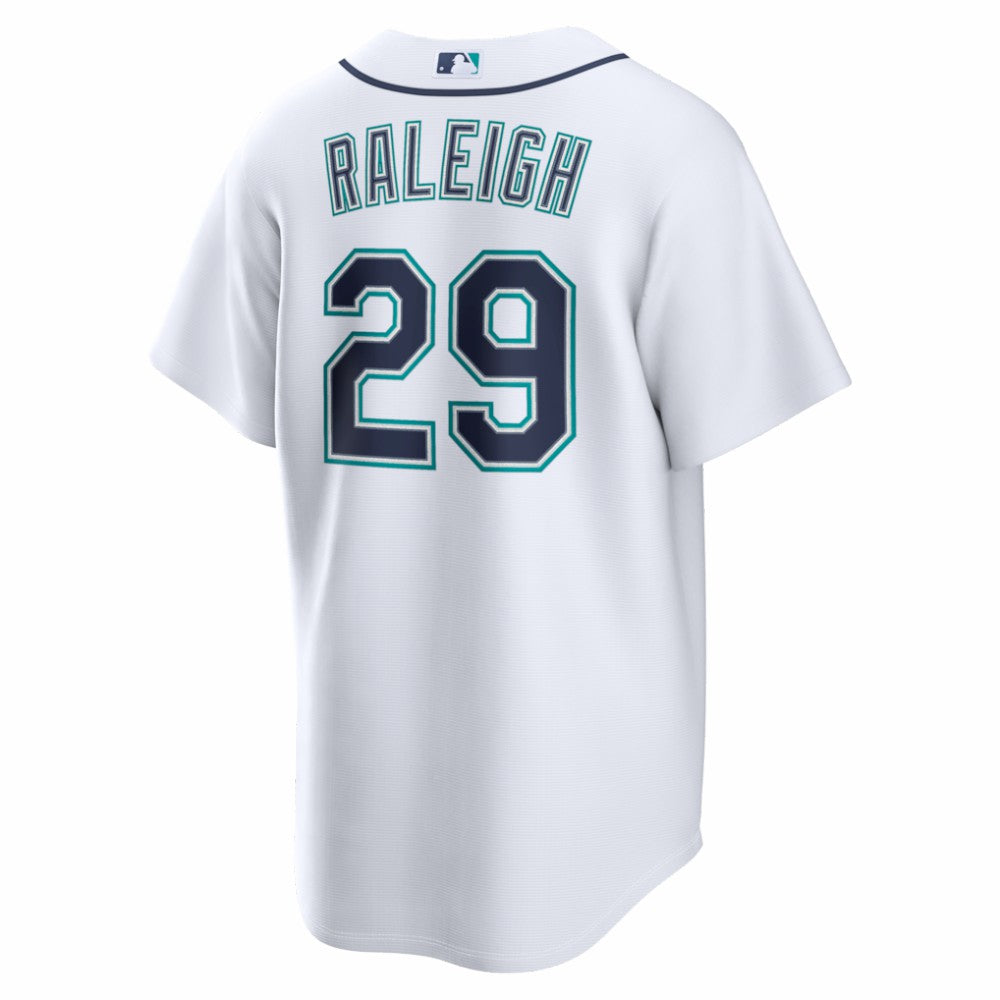 White Cal Raleigh Seattle Mariners Nike Home Replica Jersey